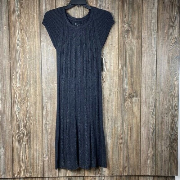 New Directions Knit Sweater Dress Scoop Neck - Picture 1 of 3